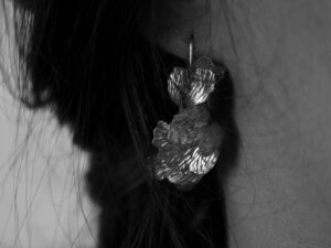 Boucles d’oreilles LENTEUR – laiton, argent