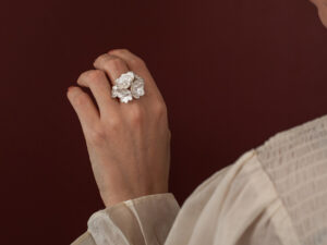 Bague Délicatesse 6 fleurs argent