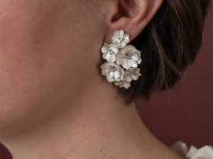 Boucles d’oreilles Délicatesse 6 fleurs argent