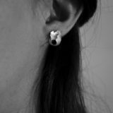 Boucles d'oreilles Lenteur M argent – Image 4