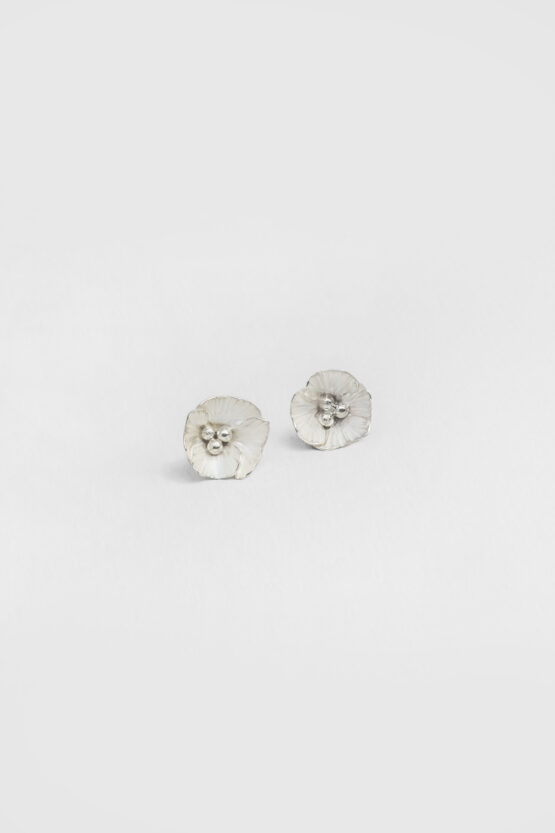 Boucles d'oreilles Délicatesse 1 fleur S argent