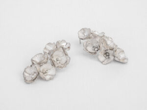 Boucles d’oreilles Délicatesse 6 fleurs argent