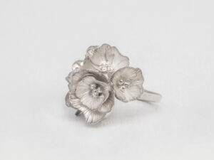 Bague Délicatesse 6 fleurs argent