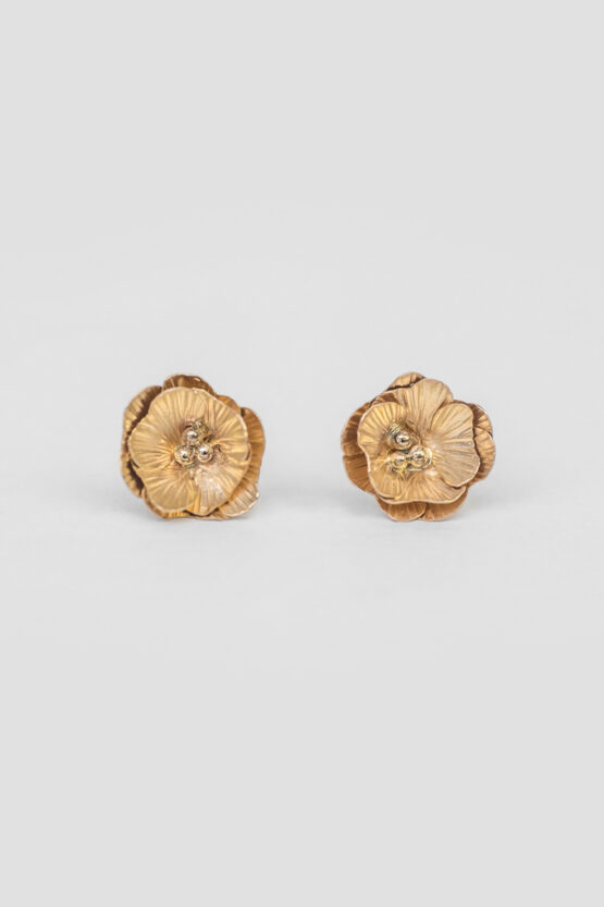 Boucles d'oreilles Délicatesse 1 fleur M or