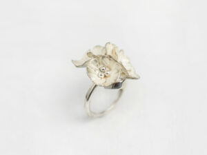 Bague Délicatesse 3 fleurs argent