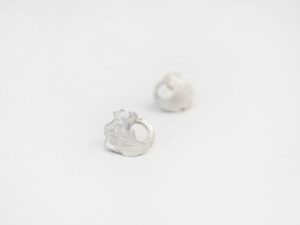 Boucles d’oreilles Lenteur L argent