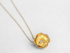 Collier Délicatesse 1 fleur or