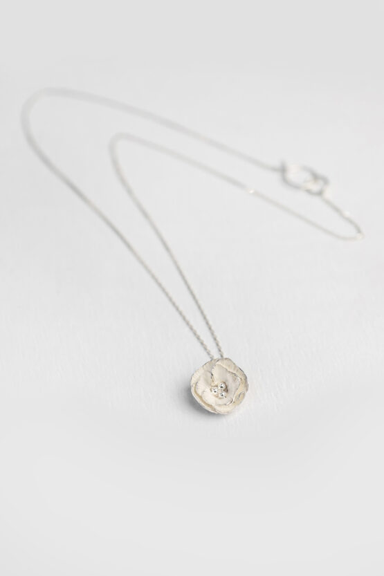 Collier Délicatesse 1 fleur argent