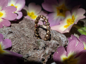 Alliance CÉLESTE 3,5 mm – or 18k et diamants naturels