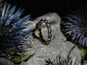 Alliance CÉLESTE 3,5 mm – or 18k et pierres de couleurs