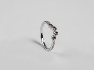 Alliance SILVA demi-lune – or 18k et diamants