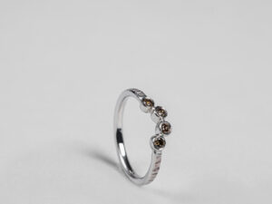 Alliance SILVA demi-lune – or 18k et diamants