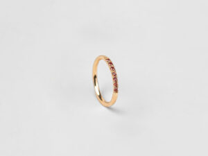 Alliance ALIS 2 mm – or 18k et saphirs