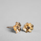 Boucles d'oreilles Délicatesse 1 fleur XS or et diamants