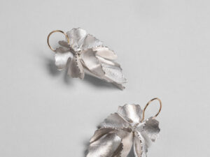 Boucles d&rsquo;oreilles MIMESIS argent et or 18k