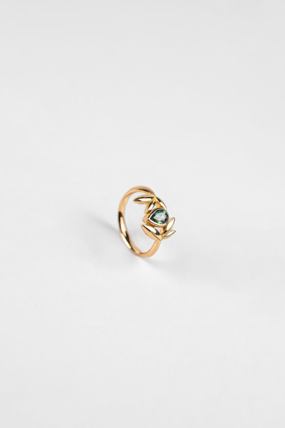 Bague Oléa or 18k et pierre – Image 4
