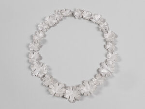 Collier Herbes Folles complet argent I