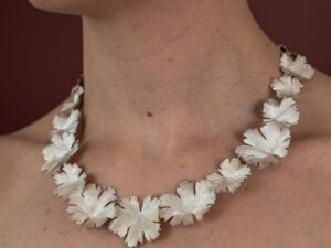 Collier Herbes Folles complet argent I