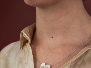 Collier Délicatesse 3 fleurs argent