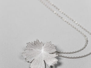 Collier Herbes Folles 1 feuille en argent S