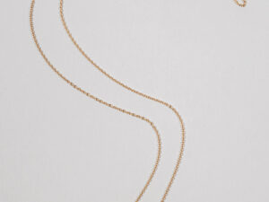 Collier Herbes Folles 1 feuille en or S