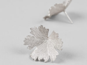 Boucles d&rsquo;oreilles Herbes Folles en argent M