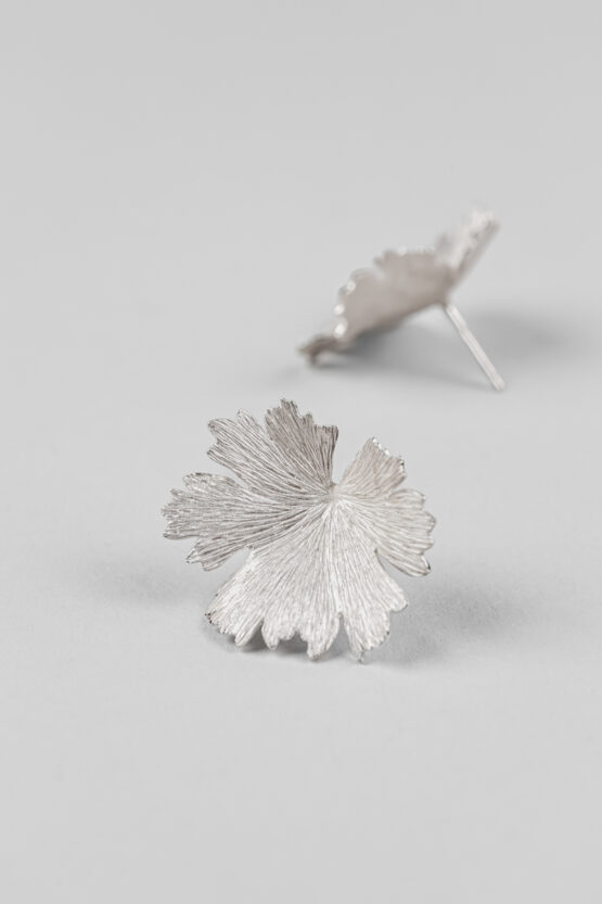 Boucles d'oreilles Herbes Folles en argent M
