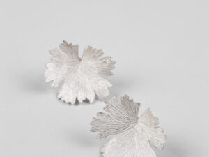 Boucles d&rsquo;oreilles Herbes Folles en argent M