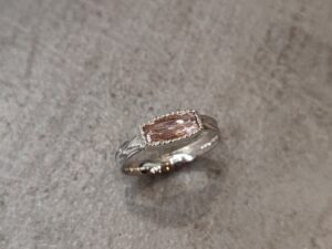 Bague Oléa argent et pierre