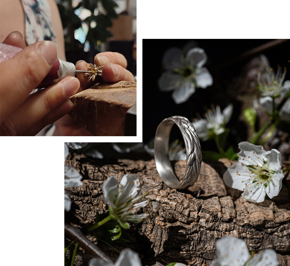 double image carrees coin